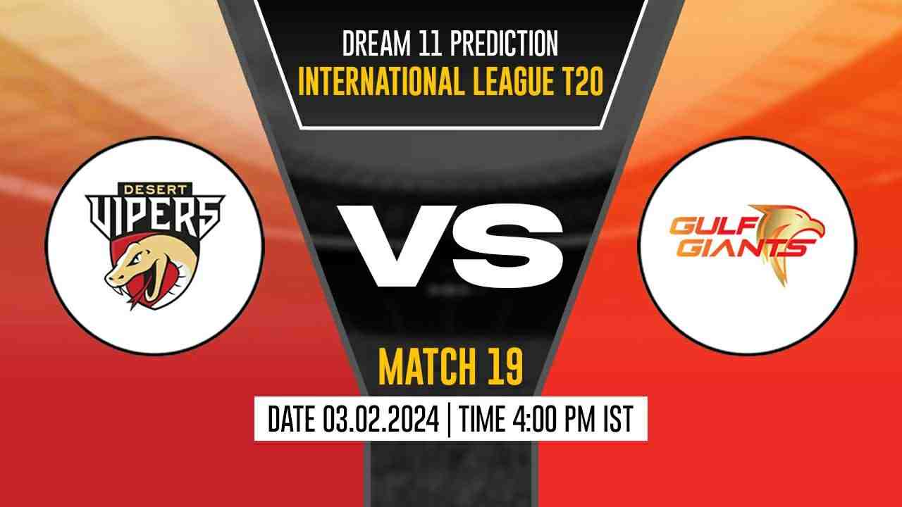 VIP vs GUL Dream11 Prediction, Fantasy Cricket Tips, Probable Playing XI, Pitch Report & Injury Updates For 19th Match