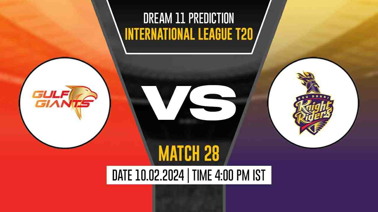 GG vs ADKR Dream11 Prediction, Fantasy Cricket Tips, Probable Playing XI, Pitch Report & Injury Updates For 28th Match - Cricket Winner