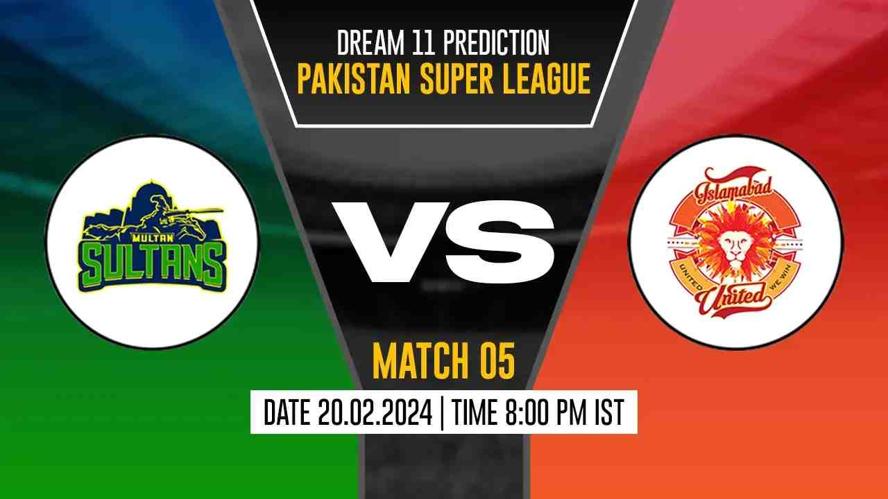 ISL vs MUL Dream11 Prediction, Fantasy Cricket Tips, Probable Playing XI, Pitch Report & Injury Updates For 05th Match - Cricket Winner