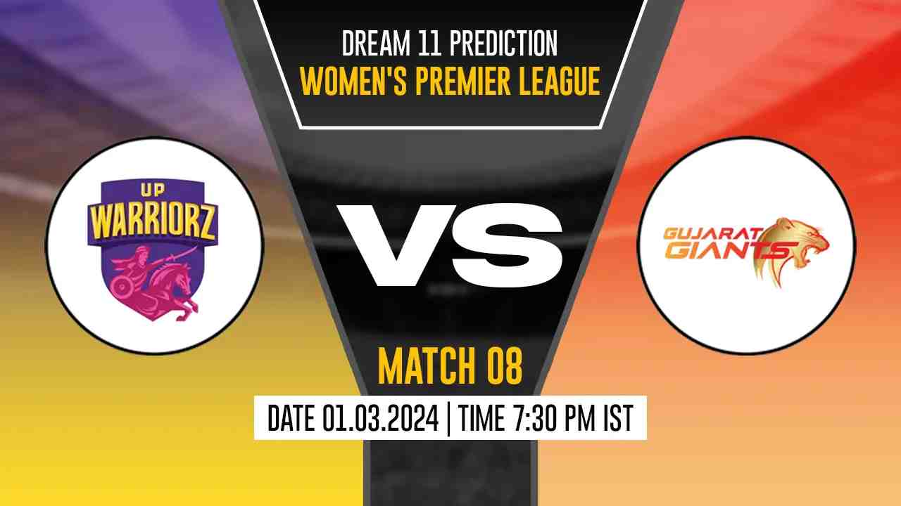 UP-W vs GUJ-W Dream11 Prediction, Fantasy Cricket Tips, Probable Playing XI, Pitch Report & Injury Updates For 08th Match - Cricket Winner