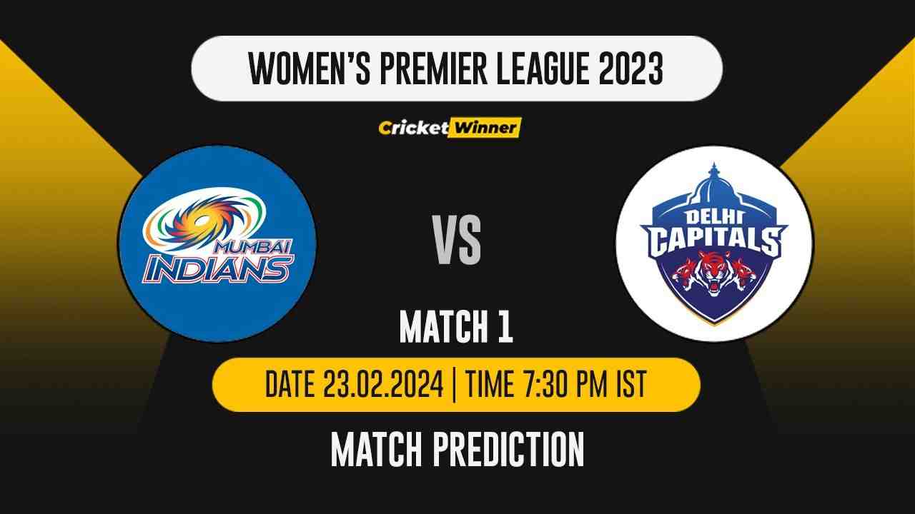 DC-W vs MI-W Match Prediction- Who Will Win Today’s T20 Match Between Delhi Capitals and Mumbai Indians, WPL, 1st Match - Cricket Winner