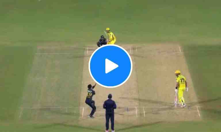 Watch: Sameer Rizvi hits debut six against Rashid in IPL 2024, check Dhoni's reaction - Cricket Winner