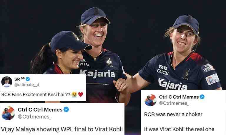 Netizens troll Kohli after RCB women win WPL - Cricket Winner