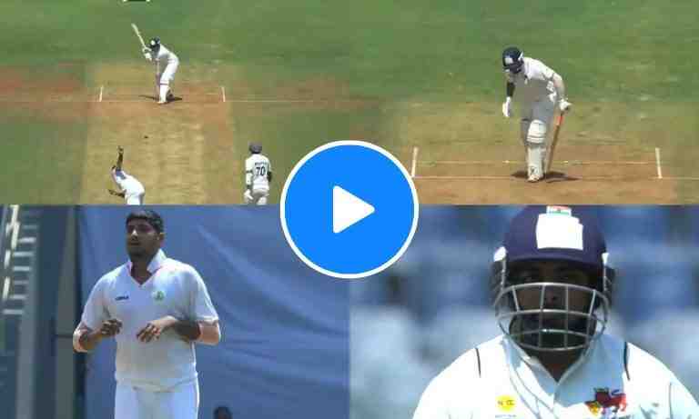 Watch: Yash Thakur's unstoppable ball Stuns Prithvi Shaw in Ranji Trophy final - Cricket Winner