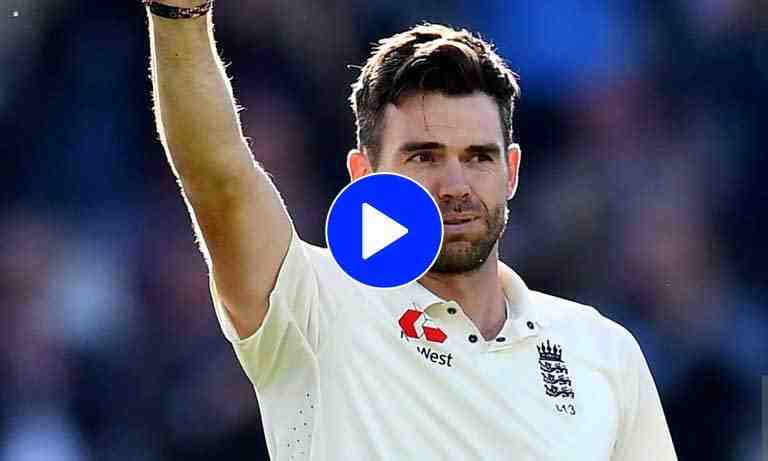 Watch: ECB presents James Anderson with a commemorative painting for reaching 700 wickets - Cricket Winner