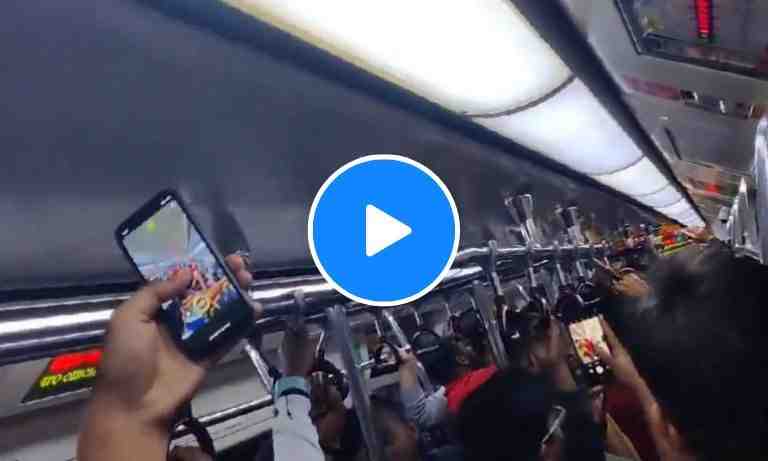 WATCH: Crowd goes crazy in Delhi Metro after Ellyse Perry's heroics in WPL 2024 Eliminator - Cricket Winner