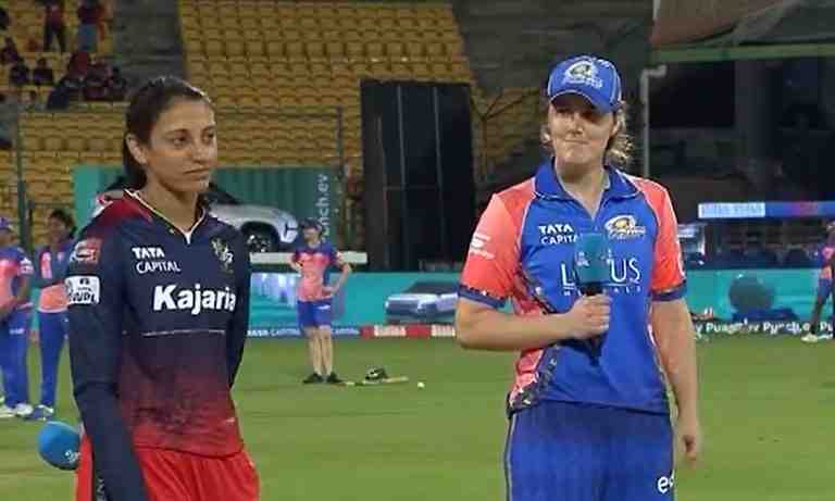 Women's premier league 2024 :Royal Challengers Bangalore Women vs Mumbai Indians Women 9th match – Toss update, Playing XIs