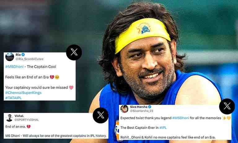 IPL 2024: Twitter gets emotional as MS Dhoni steps down as CSK captain - Cricket Winner