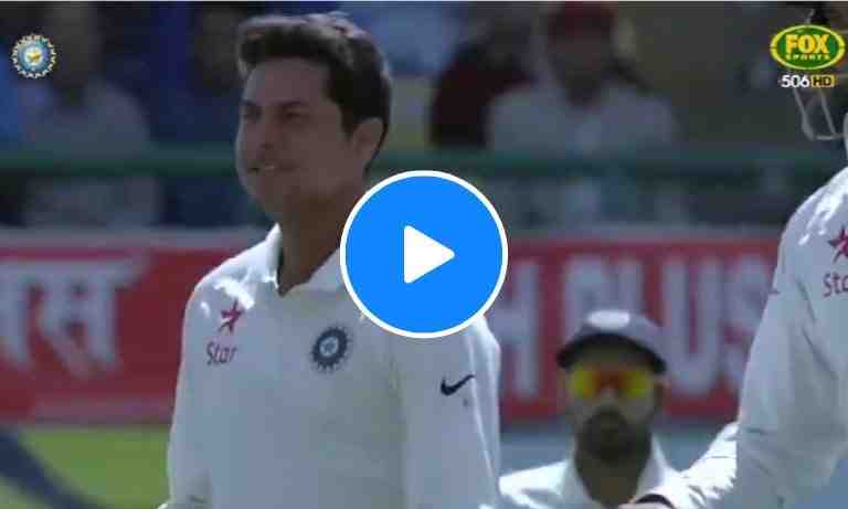 [Watch] Relive Kuldeep's debut Test moments at Dharamsala 7 year's back - Cricket Winner