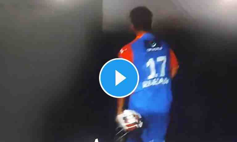 Watch: Rishabh Pant throws his bat In frustration