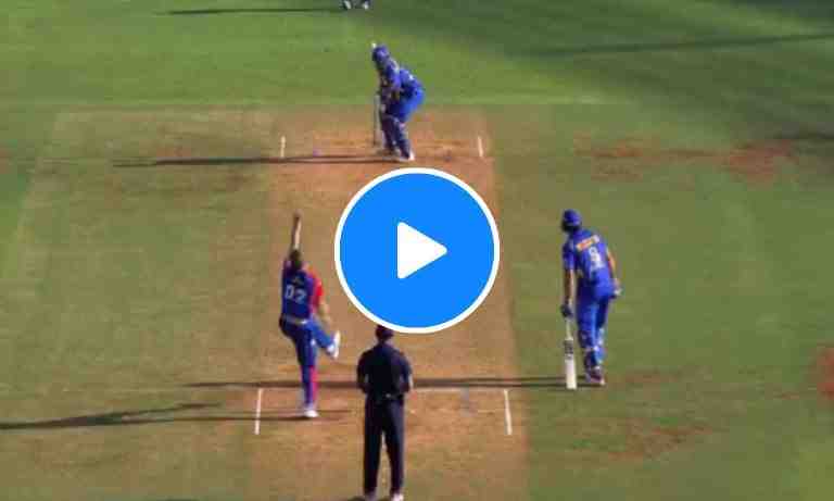 Watch: Explosive Romario Shepherd helps MI reach 234 against DC - Cricket Winner