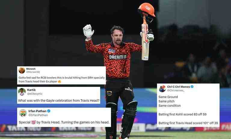 IPL 2024: Travis Head smashes 100 off 39 against RCB; Internet buzzes with excitement - Cricket Winner