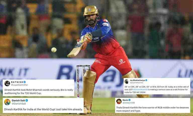 IPL 2024: Karthik's valiant effort against SRH; Fans want him in World Cup - Cricket Winner