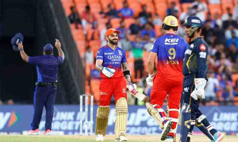 Royal Challengers Bengaluru beat Gujarat Titans by 9 wickets - Cricket Winner