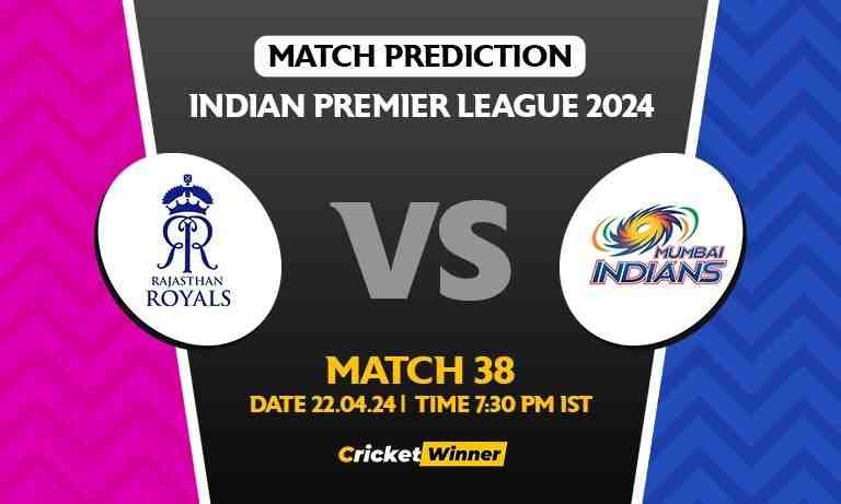 IPL 2024: Match 38, RR vs MI Today Match Prediction - Who will win today's IPL match?