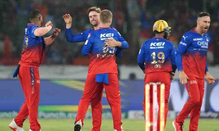 Royal Challengers Bengaluru beat Sunrisers Hyderabad by 35 runs - Cricket Winner