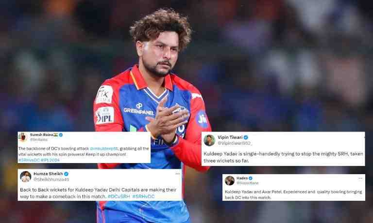 IPL 2024: Netizens can't stop praising Kuldeep Yadav's spell - Cricket Winner