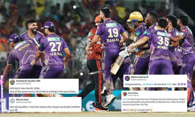 KKR secure IPL Title after a decade; Fans go wild on social media - Cricket Winner