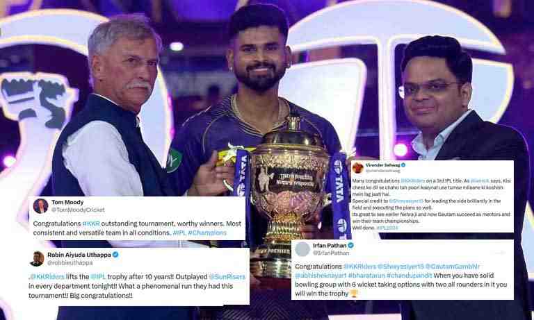 Who says what after KKR's third IPL title win - Cricket Winner