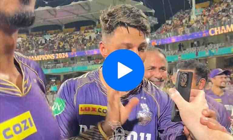 Watch: Phil Salt joins KKR's third IPL title win celebration