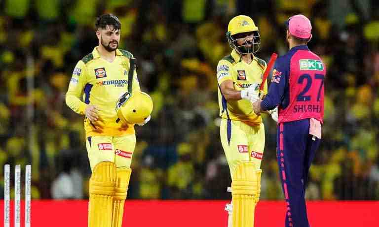 Chennai Super Kings beat Rajasthan Royals by 5 wickets - Cricket Winner