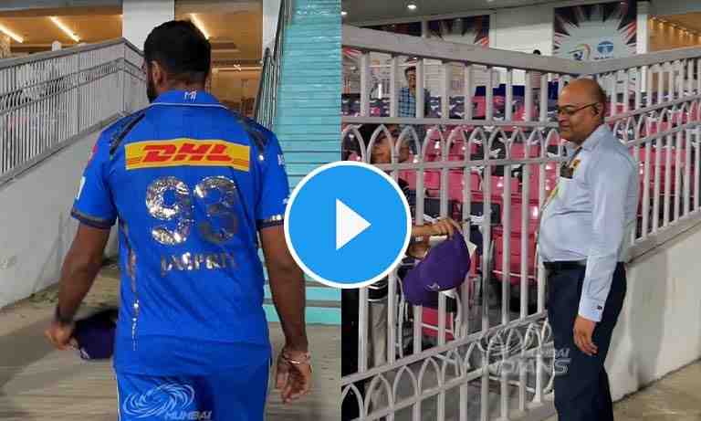 Watch: Jasprit Bumrah hands over purple cap to a little fan - Cricket Winner