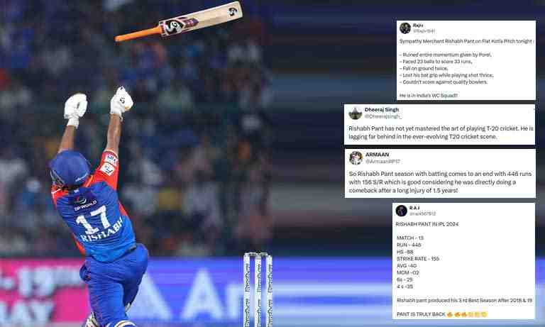 Mixed reactions from fans as Pant's comeback IPL comes to end - Cricket Winner