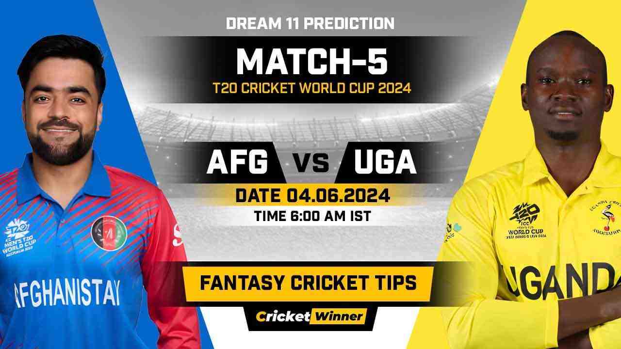 AFG vs UGA Dream11 Prediction, Fantasy Cricket Tips, Probable Playing XI, Pitch Report &amp; Injury Updates For 5th Match - Cricket Winner