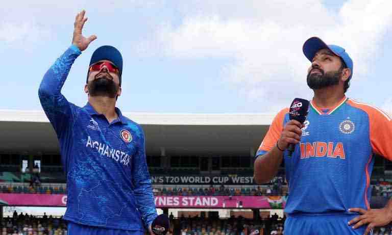 T20 World Cup 2024, Super Eight, Afghanistan vs India: India win the toss against Afghanistan, choose to bat first - Cricket Winner