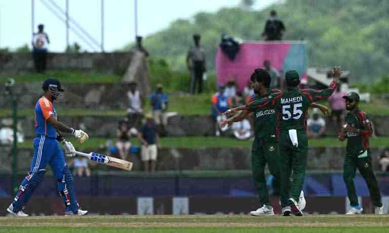 T20 World Cup 2024, Super Eight, India vs Bangladesh: Tanzim strikes twice, India struggle to 83/3 after 10 overs - Cricket Winner