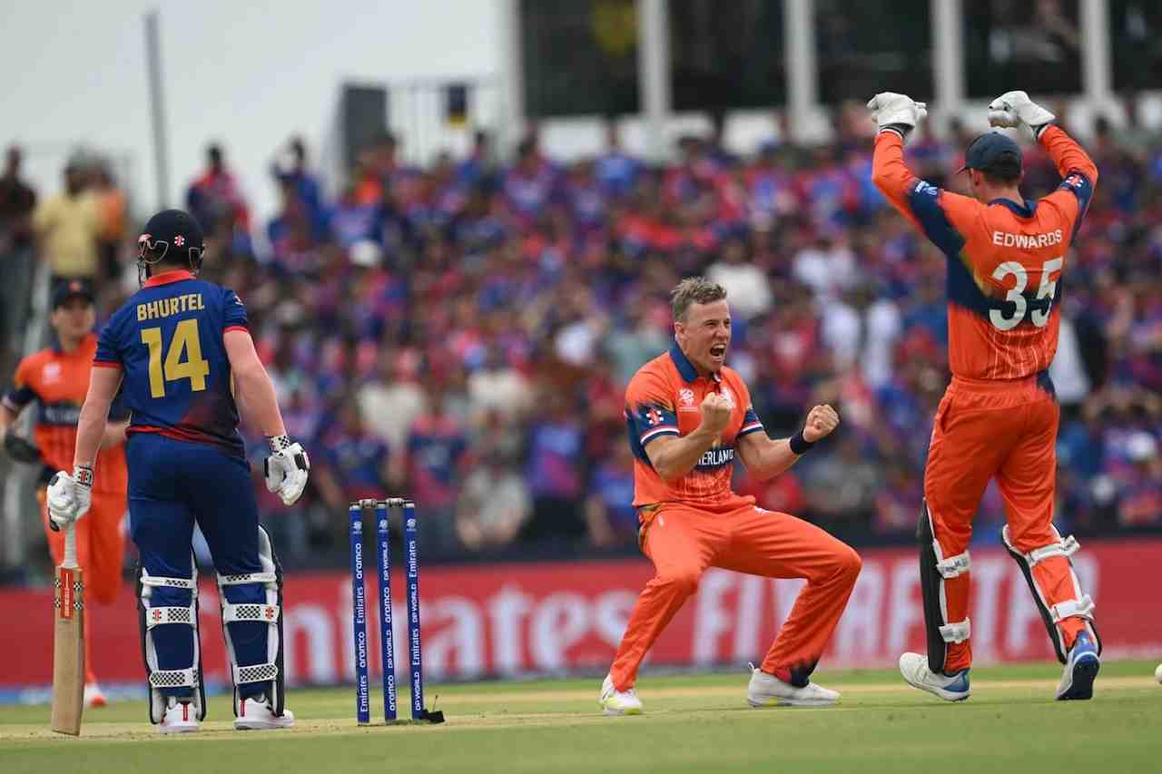 T20 World Cup 2024, Netherlands vs Nepal: Dutch bowlers dominate the game, restrict Nepal to 106 runs - Cricket Winner