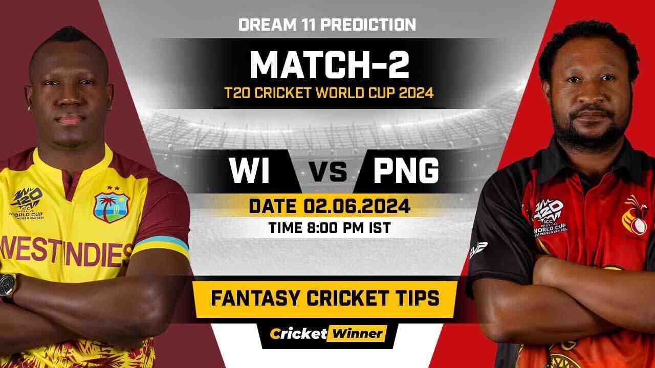 WI vs PNG Dream11 Prediction, Fantasy Cricket Tips, Probable Playing XI, Pitch Report &amp; Injury Updates For 2nd Match