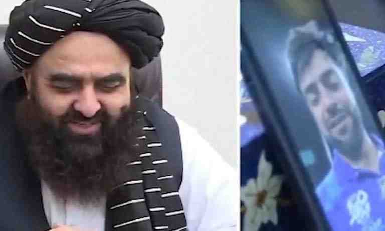 Taliban Foreign Minister video calls Rashid Khan, extends congratulations on Afghanistan's T20 WC Semi-Final achievement - Cricket Winner