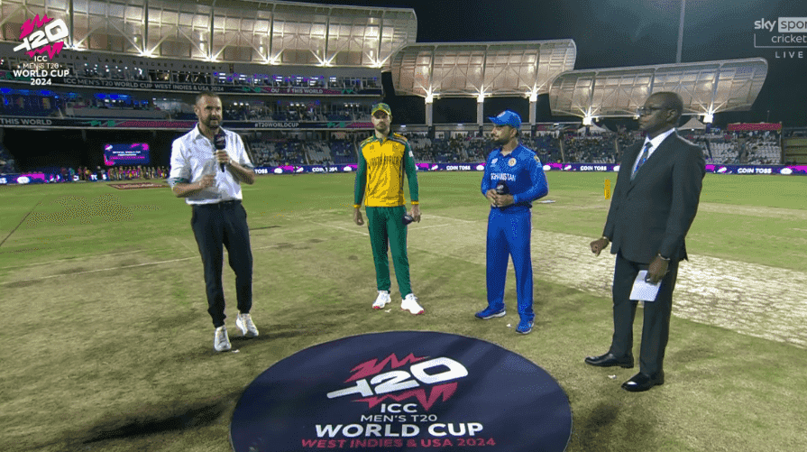 T20 World Cup 2024, 1st Semi-Final, South Africa vs Afghanistan: Afghanistan win the toss against South Africa, choose to bat first