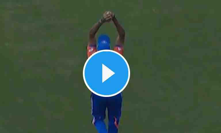 [Watch] T20 World Cup 2024: Mohammed Siraj's stunning catch to dispatch Nitish Kumar in USA vs IND clash - Cricket Winner