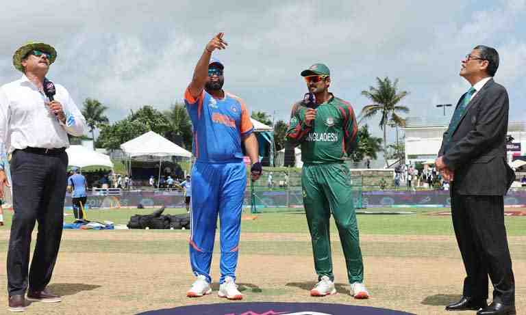 T20 World Cup 2024, India vs Bangladesh: Bangladesh win the toss against India, choose to bowl first - Cricket Winner