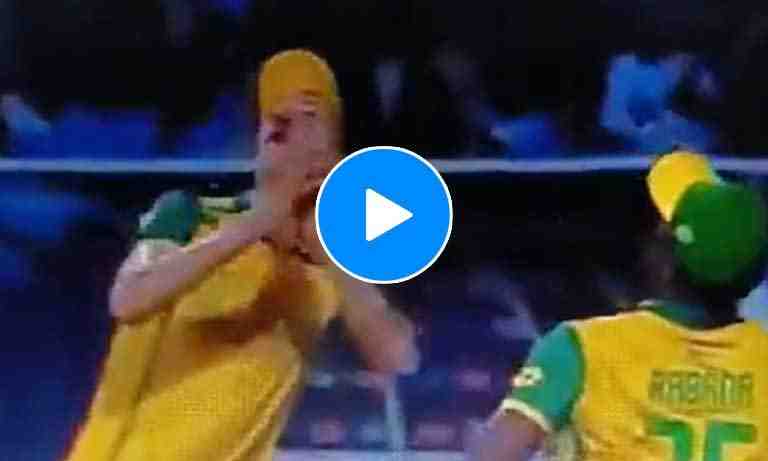 [Watch] T20 World Cup 2024, Super Eight: Marco Jansen reacts in pain after a horrible mid-air collision with Kagiso Rabada to stop a six - Cricket Winner