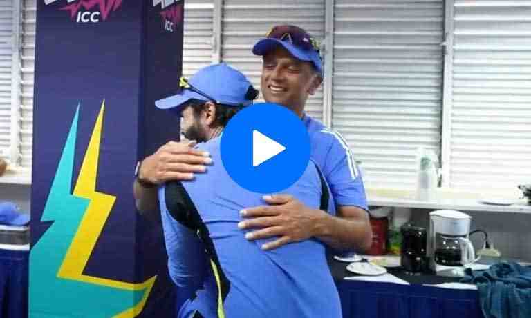 Watch: Ravindra Jadeja receives 'Best Fielder' medal, honors Dravid with a hug - Cricket Winner