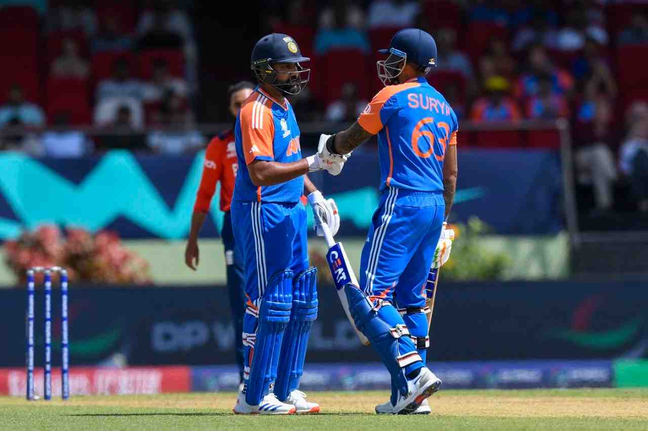 T20 World Cup 2024, 2nd Semi-Final, India vs England: Rohit Sharma and Suryakumar anchor India to commendable total against England