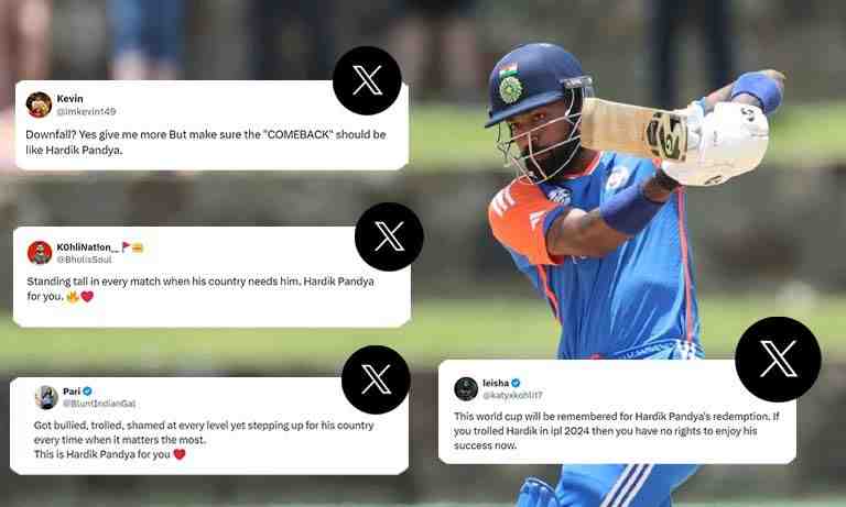 From haters to supporters: Hardik gets appreciated for his successive heroics in T20 WC 2024 - Cricket Winner