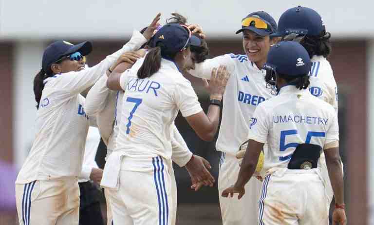 India-W vs South Africa-W: Sneh Rana picks 10 wickets as India Women beat South Africa Women by 10 wickets - Cricket Winner