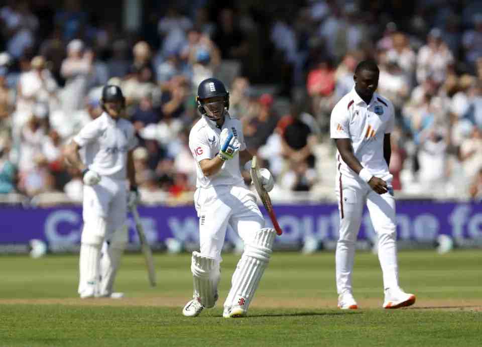 ENG vs WI: Day 1: Ollie Pope capitalizes on WI's errors to score 6th Test Century