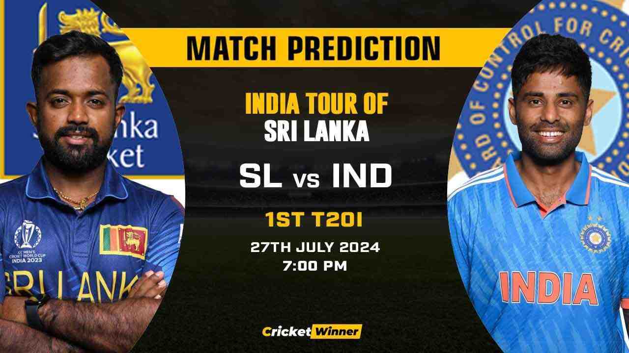 SL vs IND, 1st T20I Match Prediction- Who Will Win Today's Match Between Sri Lanka and India