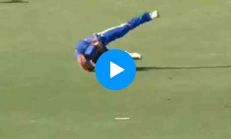 Watch: Ravi Bishnoi take a superb catch to dismiss Brian Bennett in the Zimbabwe vs India T20I - Cricket Winner