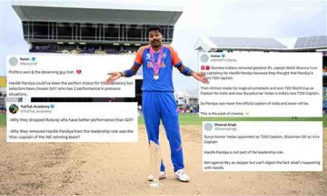 Injustice to Hardik Pandya? Fans react after Pandya removed as VC for Sri Lanka tour - Cricket Winner