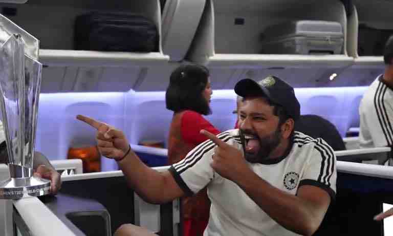 Check full details of Team India's activities inside 16-hour-long Air India flight from Barbados to Delhi - Cricket Winner