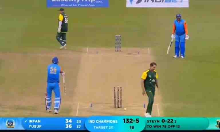 Verbal spat ensues between Pathan brothers after Irfan's run-out against South Africa in WCL 2024 match - Cricket Winner