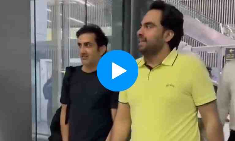 [Watch] Gautam Gambhir at Eden for one last time as KKR mentor - Cricket Winner