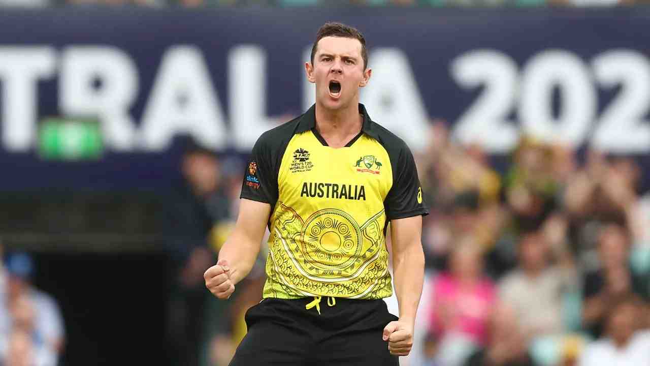 Australian fast bowler Josh Hazlewood has been ruled out of the T20I series 