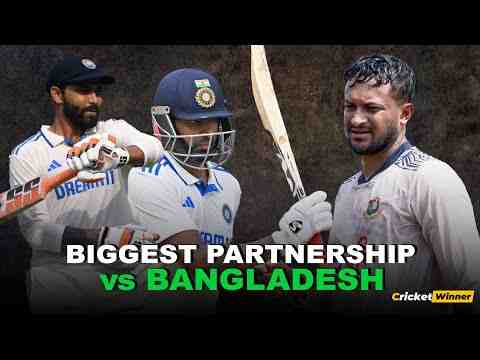 Biggest Partnership story for India vs Bangladesh | R Ashwin & Virat Kohli heroics